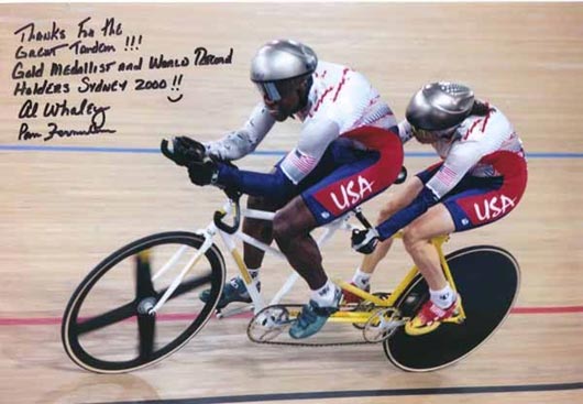 Al Whaley & Pam Fernandez - USA Gold Medal and World Record time